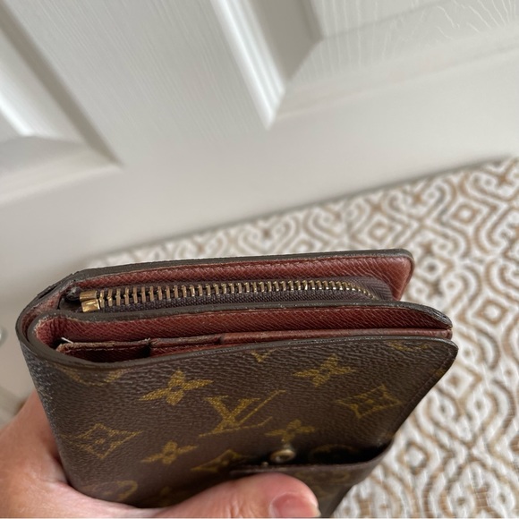 Louis Vuitton Monogram Porte Papier Zippe Wallet Compact Canvas Bifold - Picture 10 of 12